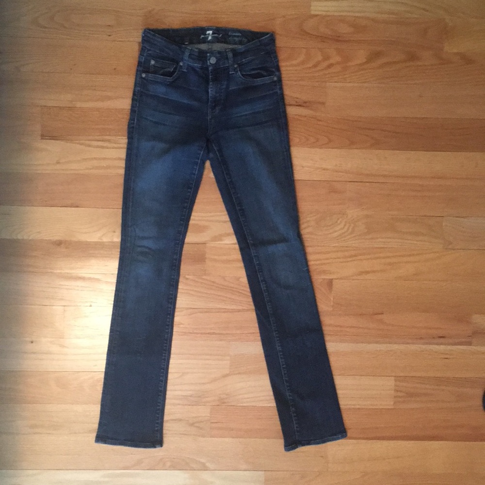 7 for all mankind Kimmie Straight Leg Sz 26